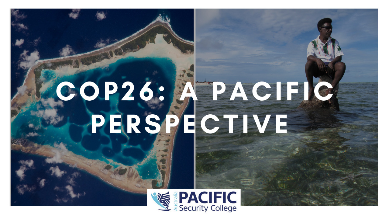 COP26: A Pacific Perspective